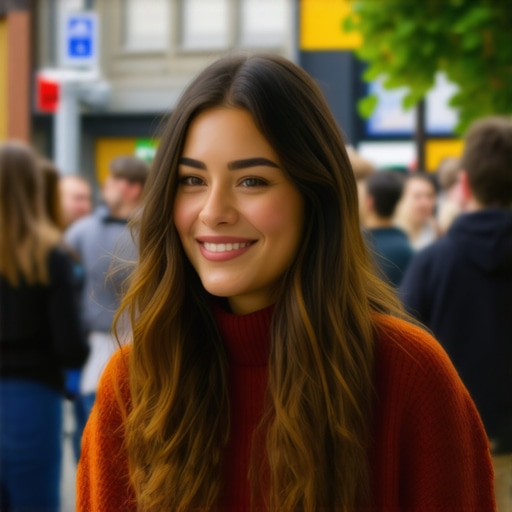 Business owner participating in Seattle community event with local SEO icons