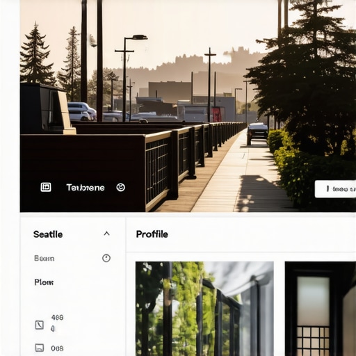 Google My Business dashboard displaying optimized business profile for Seattle.