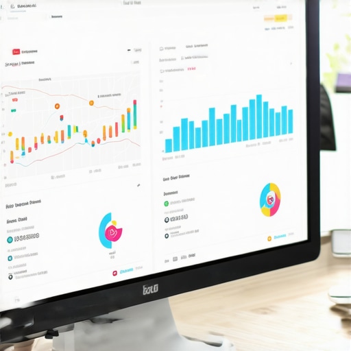 Screenshot of SEO dashboard showing local ranking charts and maps analytics.