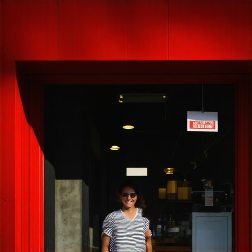Storefront of a local Seattle business with vibrant signage and happy customers, enhancing local SEO signals.