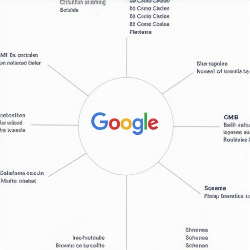 A detailed infographic showing how Google signals like GMB, citations, reviews, and schema work together for Seattle businesses.
