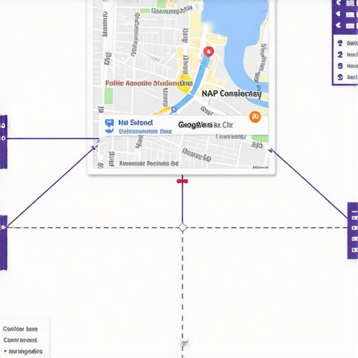 Diagram illustrating key steps in local SEO for improving Google 3-Pack rankings in Seattle.