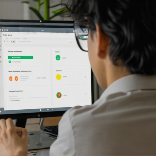 A person analyzing local SEO dashboards on a computer for Seattle map rankings.